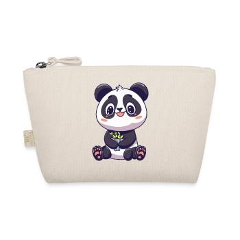 Panda mignon - Trousse biologique - nature - Devant