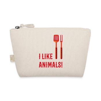 I Like Animals! (Grill Cutlery / 3C) - Organic Pouch - nature - Front