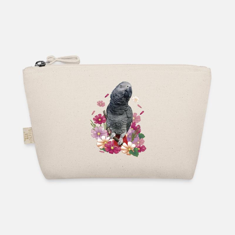 Der graue Papagei Bio-Täschchen
