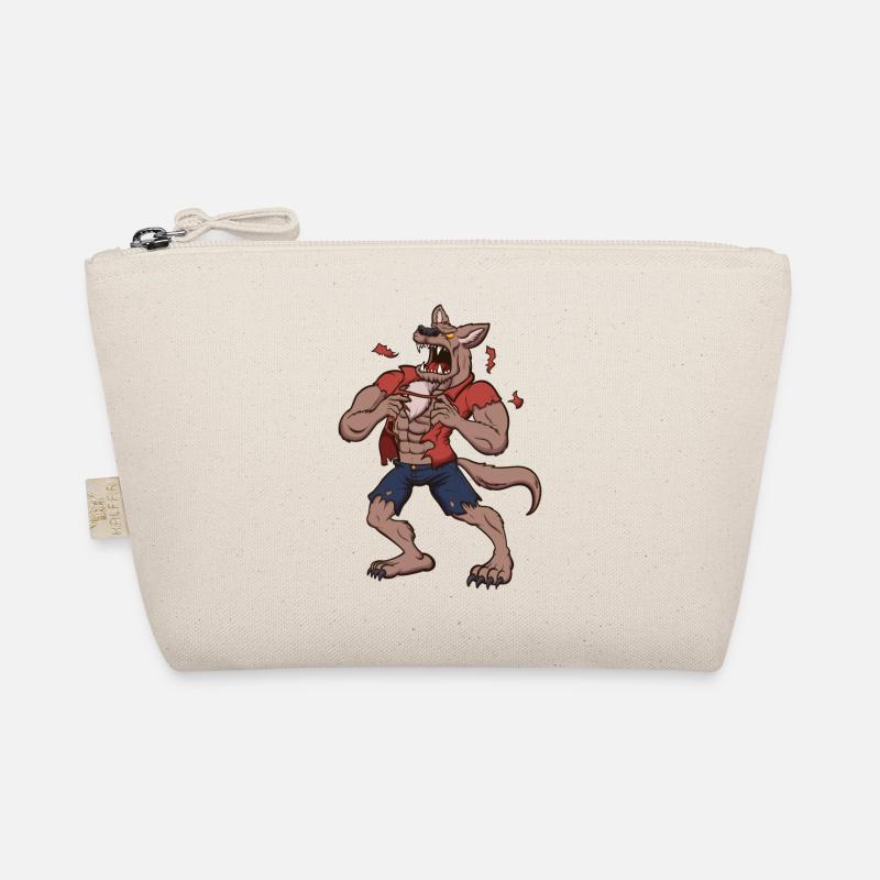 Heulender Werwolf Bio-Täschchen