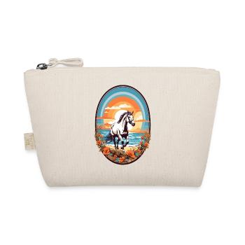 Horse on the beach - Organic Pouch - nature - Front