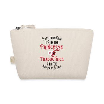 C'est compliqué d'être Une Princesse Traductrice - Trousse biologique - nature - Devant