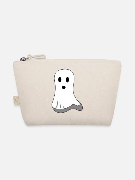 Ghost Halloween - Organic Pouch - nature - Front