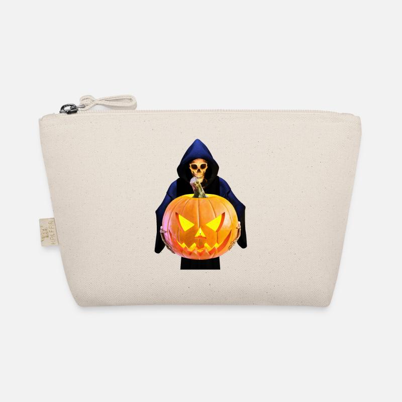 Sensenmann feiert Halloween Bio-Täschchen