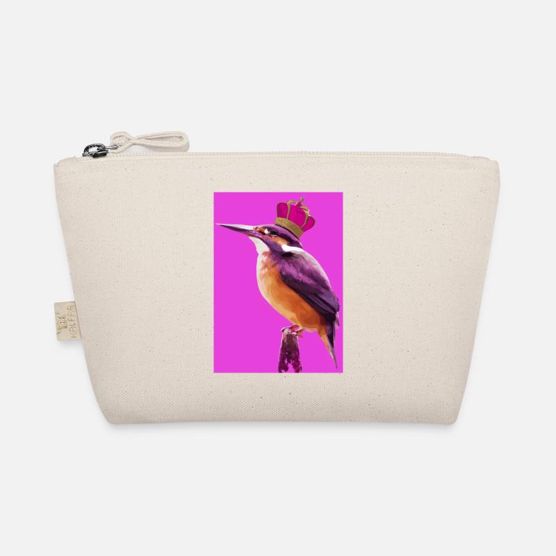 Vogel mit Krone Bio-Täschchen