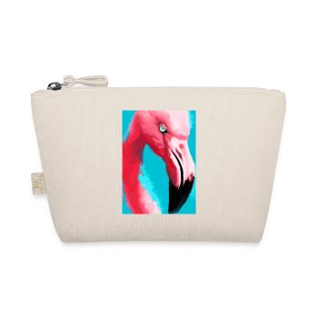 Flamingo-Kopf - Bio-Täschchen - Natur - Vorne