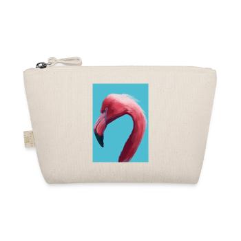 Flamingo-Kopf - Bio-Täschchen - Natur - Vorne