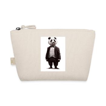 Meine Herren Panda - Bio-Täschchen - Natur - Vorne