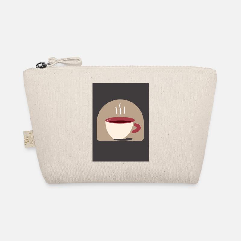 Minimalistischer Küchenkaffee Bio-Täschchen