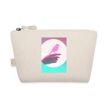 Retro-Vogel - Bio-Täschchen - Natur - Vorne