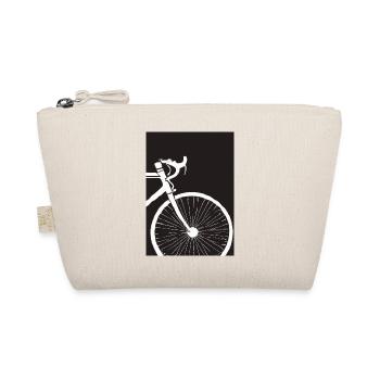 Weißes Fahrrad - Bio-Täschchen - Natur - Vorne