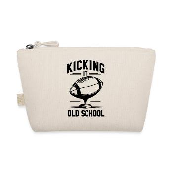 Kicking it Old School - Organic Pouch - nature - Front