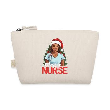 Merry Christmas Nurse - Organic Pouch - nature - Front