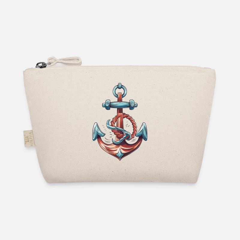 Schiff Anker für Shirts Hoodies oder Pullover Bio-Täschchen