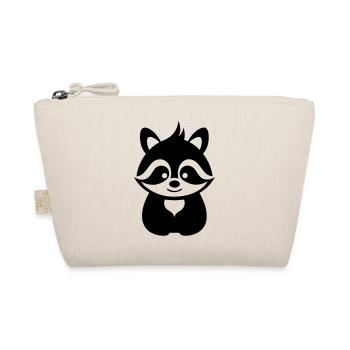 Raccoon - Organic Pouch - nature - Front