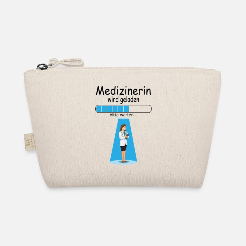 Medizin Studienbeginn für Studentin Baby - Bio-Täschchen - Natur