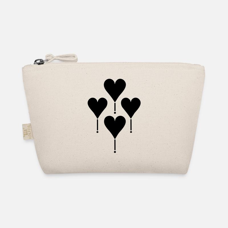 Herz-Luftballons Bio-Täschchen