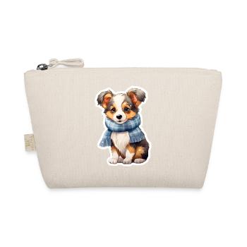 Paws in the snow - Organic Pouch - nature - Front