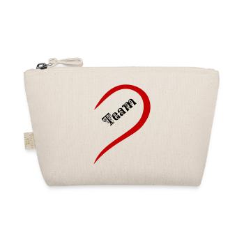 Dream Team Heart Valentine's Day Couples Shirt Matching Look - Organic Pouch - nature - Front