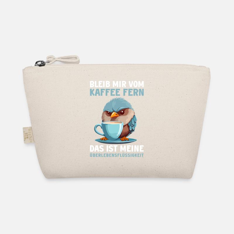 Lustig Vogel Kaffee Vögel Kaffeeliebhaber Spruch Bio-Täschchen