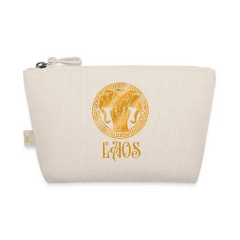 Laos Laotian Laotian Elephant Lao I Gift - Organic Pouch - nature - Front