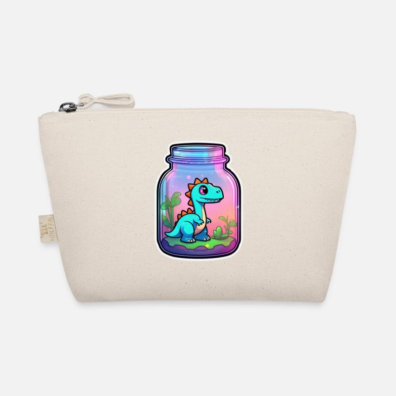 Dinosaur in a Cartoon Jar Organic Pouch
