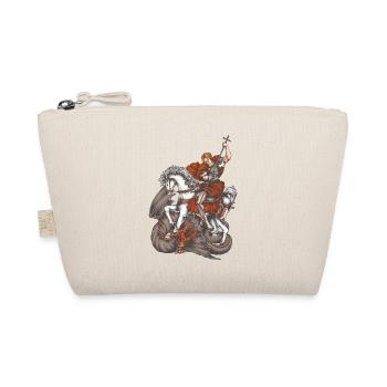 michael archangel saint christian angels saint snk - Organic Pouch - nature - Front