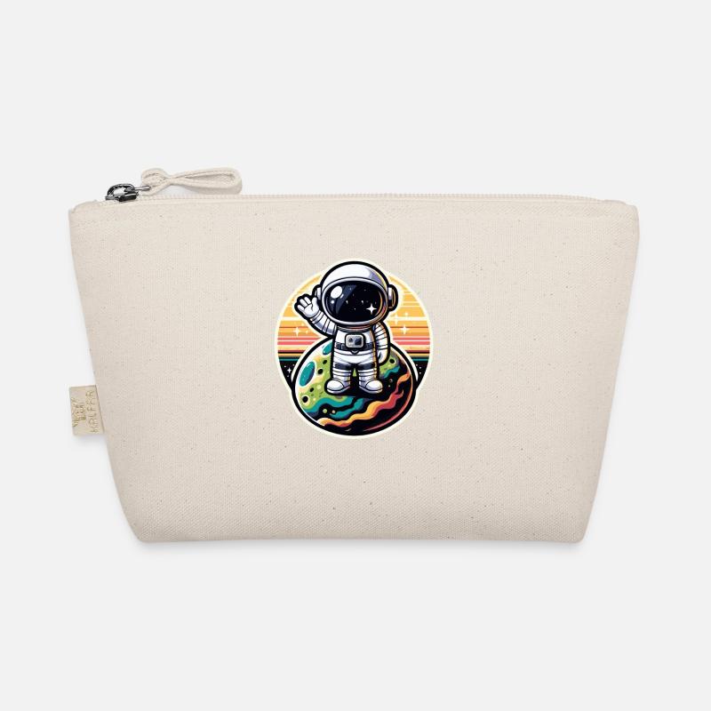 Kleiner Astronaut - Bio-Täschchen - Natur