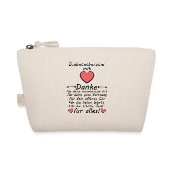 Beste Diabetesberater Danke zum Abschied - Bio-Täschchen - Natur - Vorne