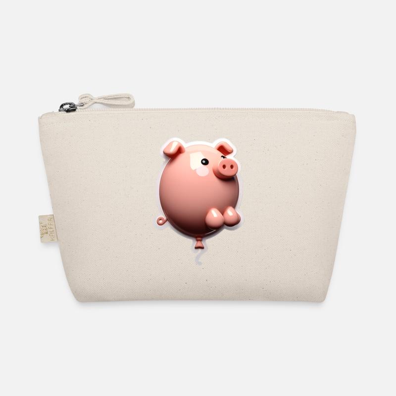 Pig balloon Bio-Täschchen