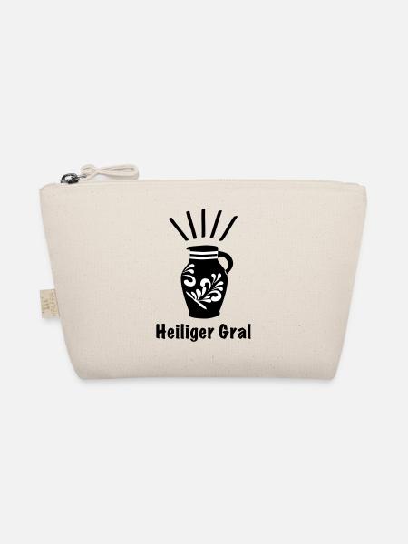 Bembel HeiligerGral - Das Frankfurter Original - Bio-Täschchen - Natur - Vorne
