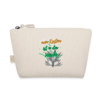 Carnival costume "my costume is in the laundry" - Organic Pouch - nature - Front
