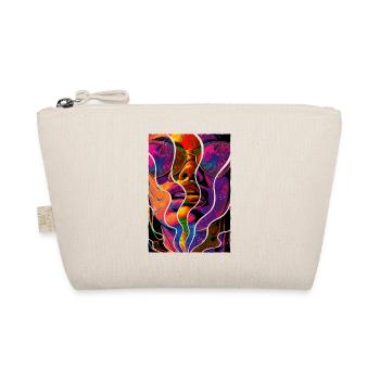 Woman Sunglasses Art Fashion Modern Trend Colorful - Organic Pouch - nature - Front