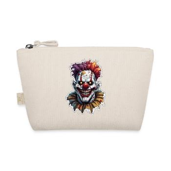 Horror Clown / Circus / Funny / Show / Halloween - Organic Pouch - nature - Front