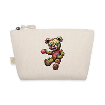 Teddy Bear / Cuddly Toy / Stuffed Animal / Gift Idea - Organic Pouch - nature - Front