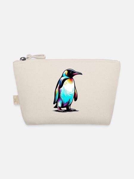 Pinguin - Bio-Täschchen - Natur