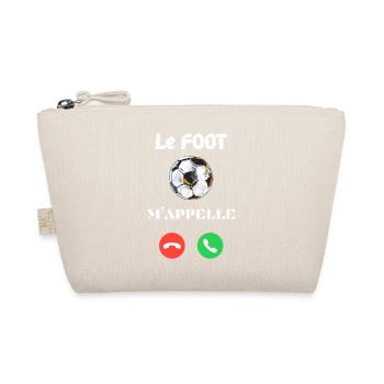 Le Foot m'appelle - J'aime le Foot - Trousse biologique - nature - Devant