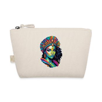 Afro Woman - Beauty - Organic Pouch - nature - Front