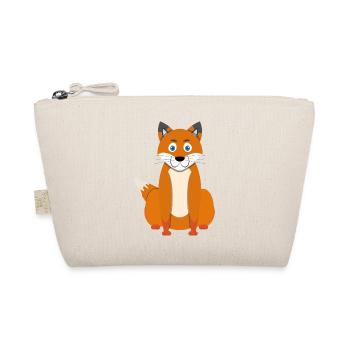 Karikatur Fuchs - Bio-Täschchen - Natur - Vorne