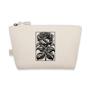 Romantic Rose with Frame - Organic Pouch - nature - Front