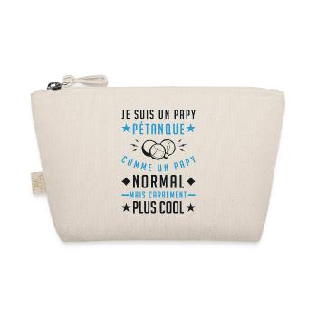 I'm a Grandpa Petanque - Organic Pouch - nature - Front