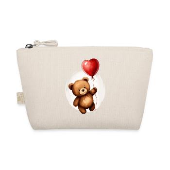 Bear with balloon - Organic Pouch - nature - Front