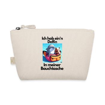 Malle Delfin Bauchtasche 1 - Bio-Täschchen - Natur - Vorne
