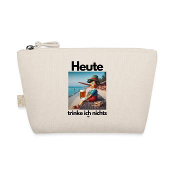 Malle Heute trinke ich - Bio-Täschchen - Natur - Vorne