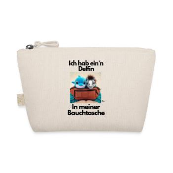 Malle Delfin Bauchtasche 2 - Bio-Täschchen - Natur - Vorne