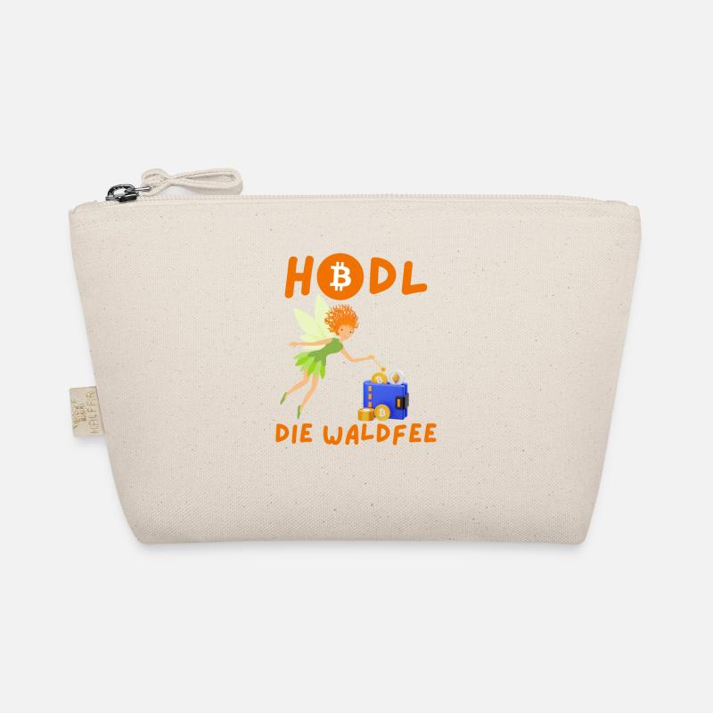 Krypto HODL die Waldfee BTC Bitcoin Bio-Täschchen