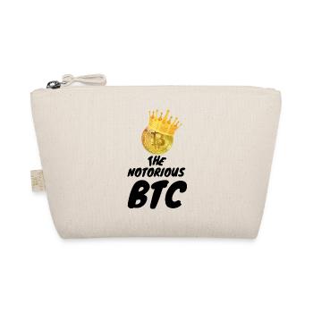 Krypto Notorious BTC 1 Bitcoin - Bio-Täschchen - Natur - Vorne