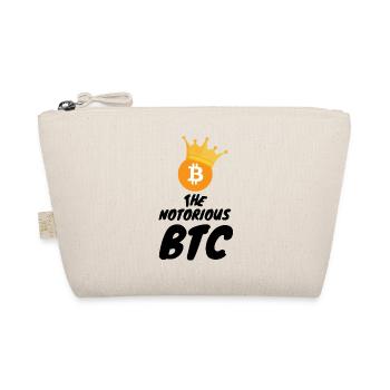 Krypto Notorious BTC 2 Bitcoin - Bio-Täschchen - Natur - Vorne