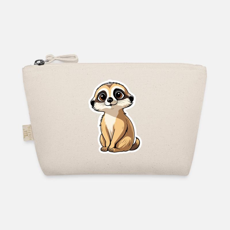 Suricate Illustration Mignonne Trousse biologique