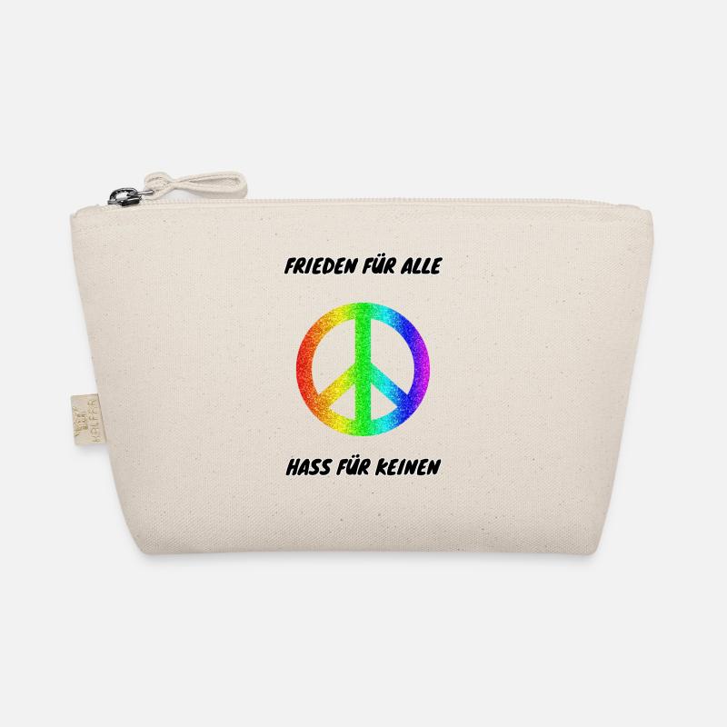 Demo Peace for All Hate for No 3 Anti AFD Organic Pouch